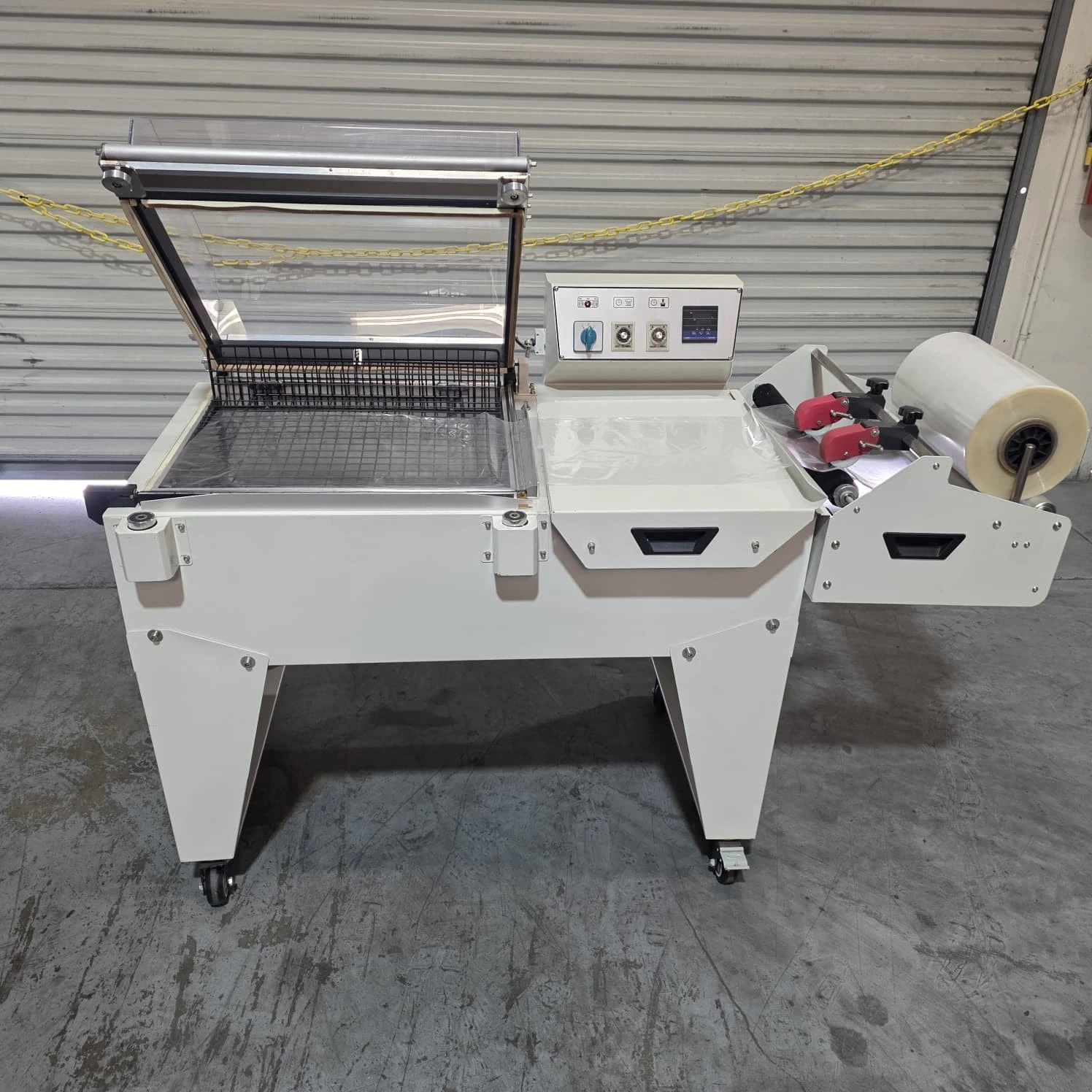 Semi automatic L-Sealer & Tunnel Shrinking Packaging Machine Rental