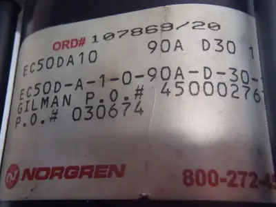 EC50D-A-1-0-90A-D-30-1-0 | Norgren EC50DA10 Power Clamp , NBN2-F48-E8-V1 - Used