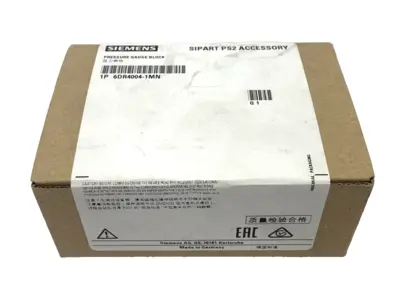 6DR4004-1MN, 6DR40041MN | Siemens 6DR4004-1MN Pressure Gauge Block, Manometer Manifold - New
