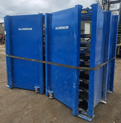 USED ENGINEERED HANDLING SYSTEMS 8 SHELF, 5500 LBS EACH