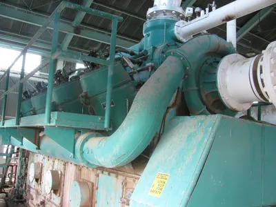 Used Cooper Bessemer GMVA8 Qty 2 002 Lubricated Reciprocating Air Compressors Oklahoma US | Borderless Services #1378244