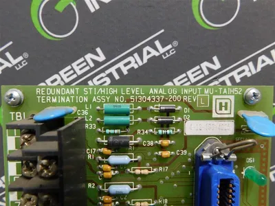Honeywell 51304337-200 Red STI/High Level Analog Input Term. Assy. Rev. L Used