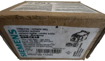 NEW SIEMENS 3RH2122-1AK60 120/110V 50/60HZ 3RH21221AK60