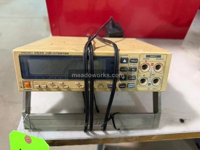 Used Hioki 3540 DC Resistance Meters Illinois US | Meadoworks #1514534