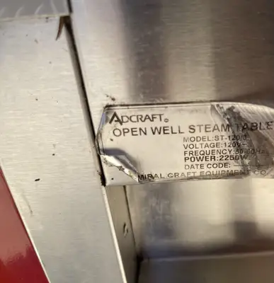 Used Adcraft Used Adcraft ST-120/3 48 1/2" Hot Food SteamTable w/ 3 Open Wells 120V - Shed Steam Tables (Food) Illinois US | Falcon Restaurant Supply #1376139