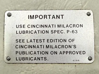 CINCINNATI MILACRON 54 Oz Injection Unit USED #150627