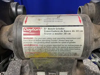 Used 2002 DAYTON 4Z909C Pedestal Type Grinders (Double End) Ohio US | HGR 24 #1437817