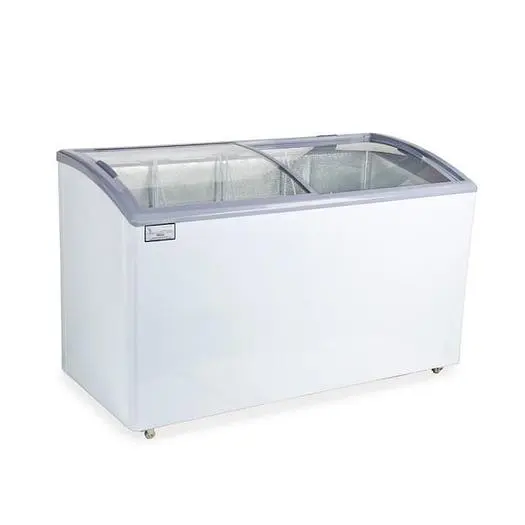Glass slide top  Curved Lid Display Freezer - 8.8 Cu. Ft.