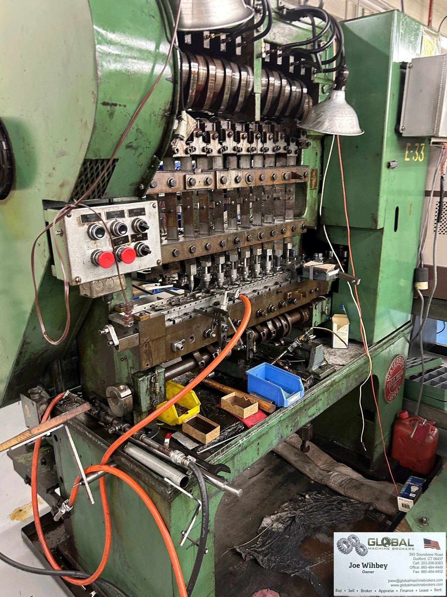 Waterbury Farrel 1010 ICOP Transfer Press with Electric Clutch Brake Combo
