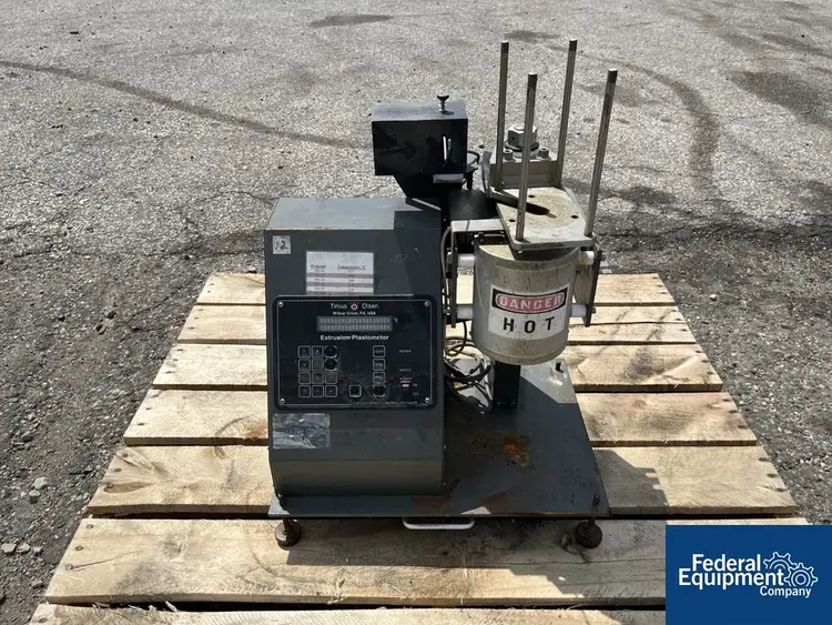 Used Tinius Olsen Tinius Olsen Melt Indexer Extrusion Downstream Ohio US | Federal Equipment Company 8 #131041