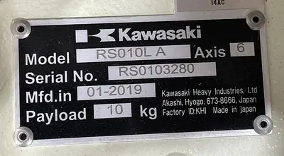 New | in-Stock 2019 KAWASAKI RS010L Robots Michigan US | RAB Industries, Inc. #184305