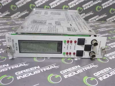 Bently Nevada 3300 Series Dual Vibration Monitor 3300/16-03-01-02-00-00-00 Used