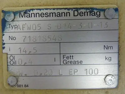 USED MANNESMANN DEMAG FG06 U1-H2-F2