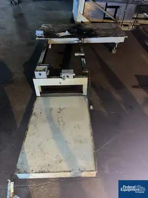 USED Berstorff 1,610 MM (63") Berstorff Vertical Two Roll Calander Sheet Stack