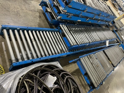 Accuglide/Buschman Roller Conveyer set, Width: 22", Length: 136'