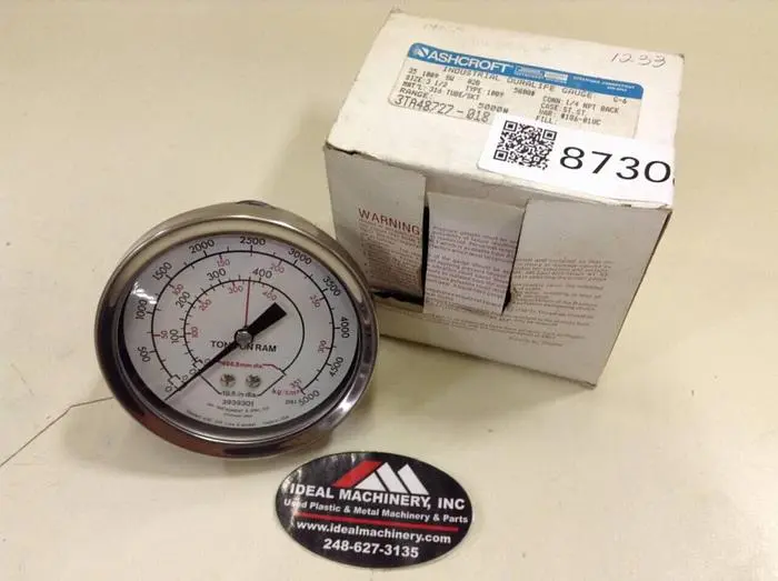 Used ASHCROFT 3TA48727-018 Universal Pressure Meters Michigan US | Ideal Machinery #776713