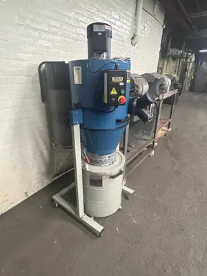 Dual Polishing Benches (4-Station System) with Baileigh DC-1450C 2HP Dust Collector