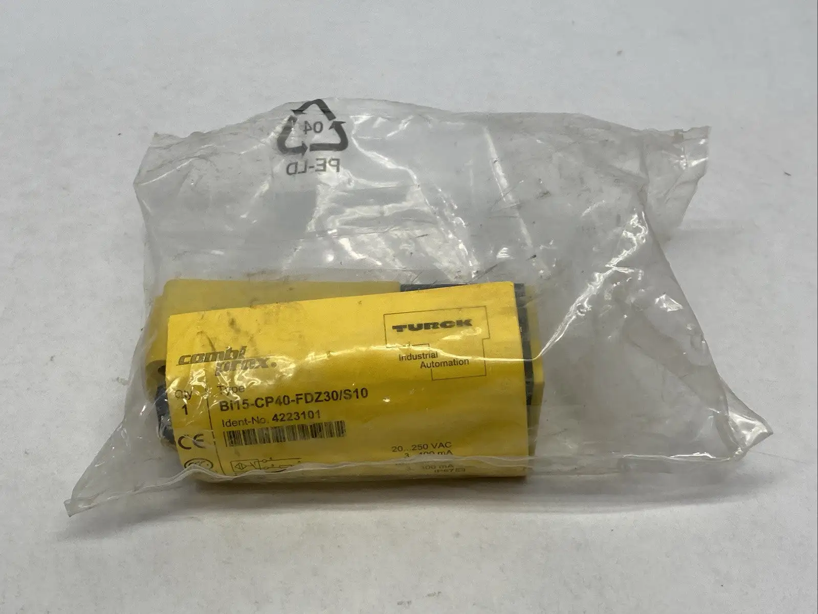 Bi15-CP40-FDZ30/S10, 4223101 | Turck Bi15-CP40-FDZ30/S10 Inductive Proximity Switch 4223101 - New