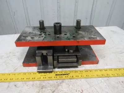 Danley 2 Pin Punch Press Die Shoe Set 16"X6" X 1"