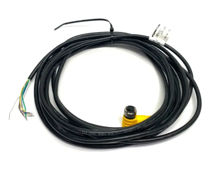 New | in-Stock Turck Euro Fast Single Ended Cordset 8-Pin Female Connector Electrical Fittings Michigan US | Maverick Industrial Sales #1402013