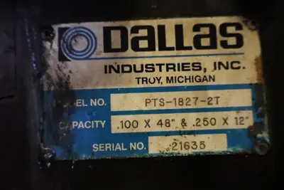 DALLAS DPR-40,000x48 / PTS-1827-2T Complete Feed Lines | Universal Press & Machinery (UPM) (11)