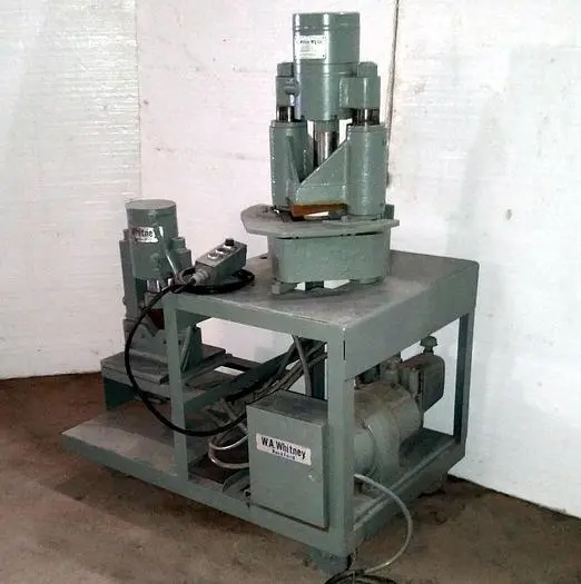 18-Ton Whitney Hydraulic Notcher/Bender