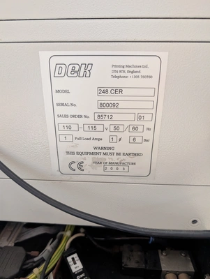 USED 2003 DEK 248 CER