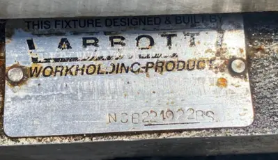 ABBOTT WORKHOLDING Aluminum Tombstone SQUARE TOOLING COLUMN Base 630 mm x 2 inch