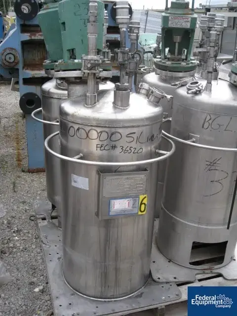 Used Lipton 33 GAL LIPTON RECEIVER, S/S, 110# Stainless Steel Tanks Ohio US | Federal Equipment Company #125462