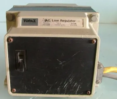 Used TOPAZ 260 Voltage Regulators Texas US | Bamko Surplus Process Equipment #940404