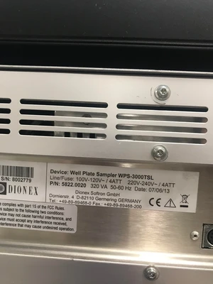 Used Dionex Does Not Apply Miscellaneous Laboratory Equipment California US | CAL-L Enterprises #1459428