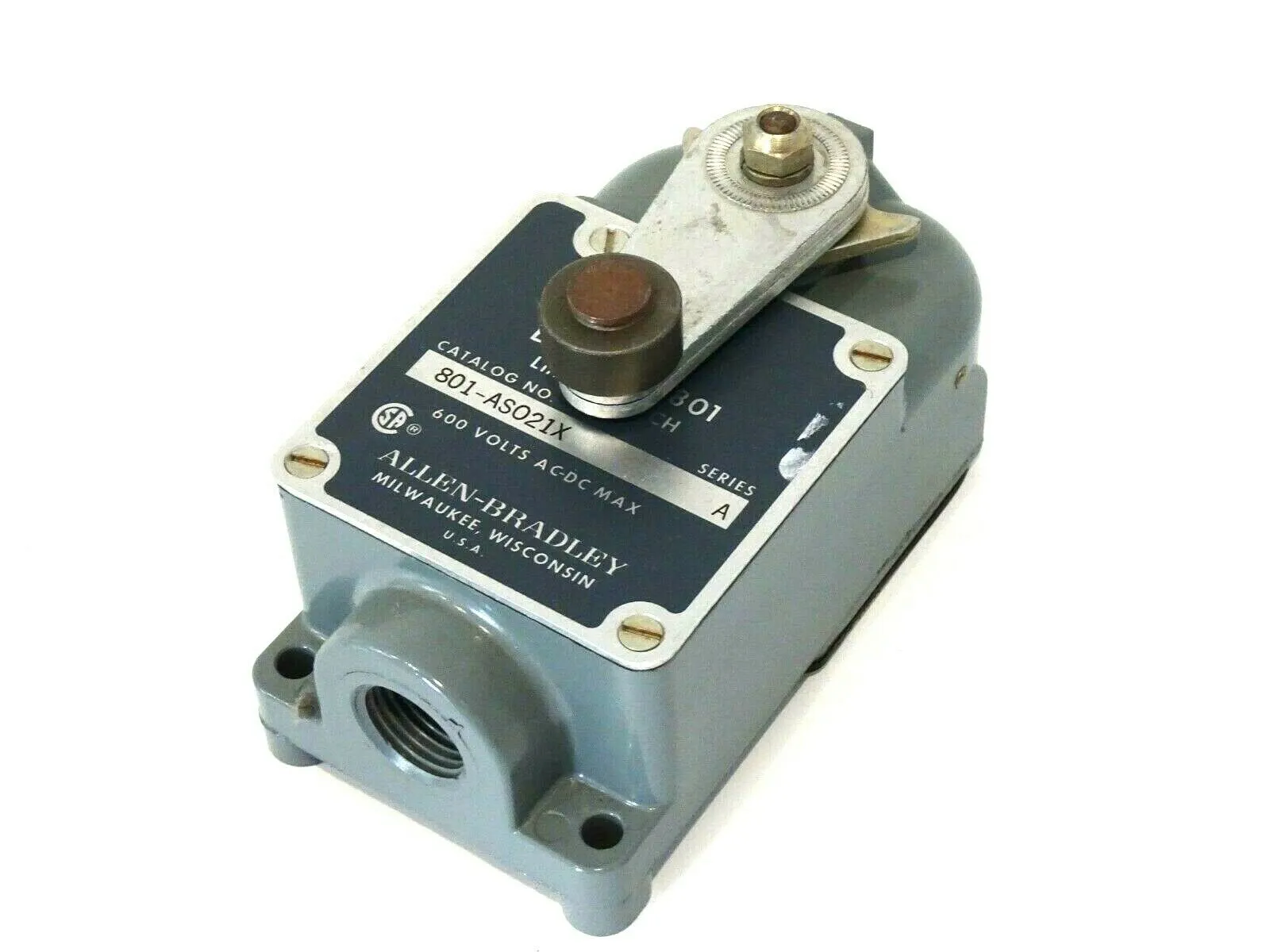 NEW ALLEN BRADLEY 801-AS021X LIMIT SWITCH SER.A 801AS021X