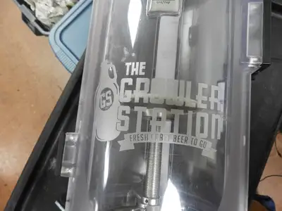 Used Pegas Used Pegas CrafTap Crowler/Growler Bottle Filler for Craft Beer Brewing Bottling Bottle Fillers Illinois US | Falcon Restaurant Supply #1376495
