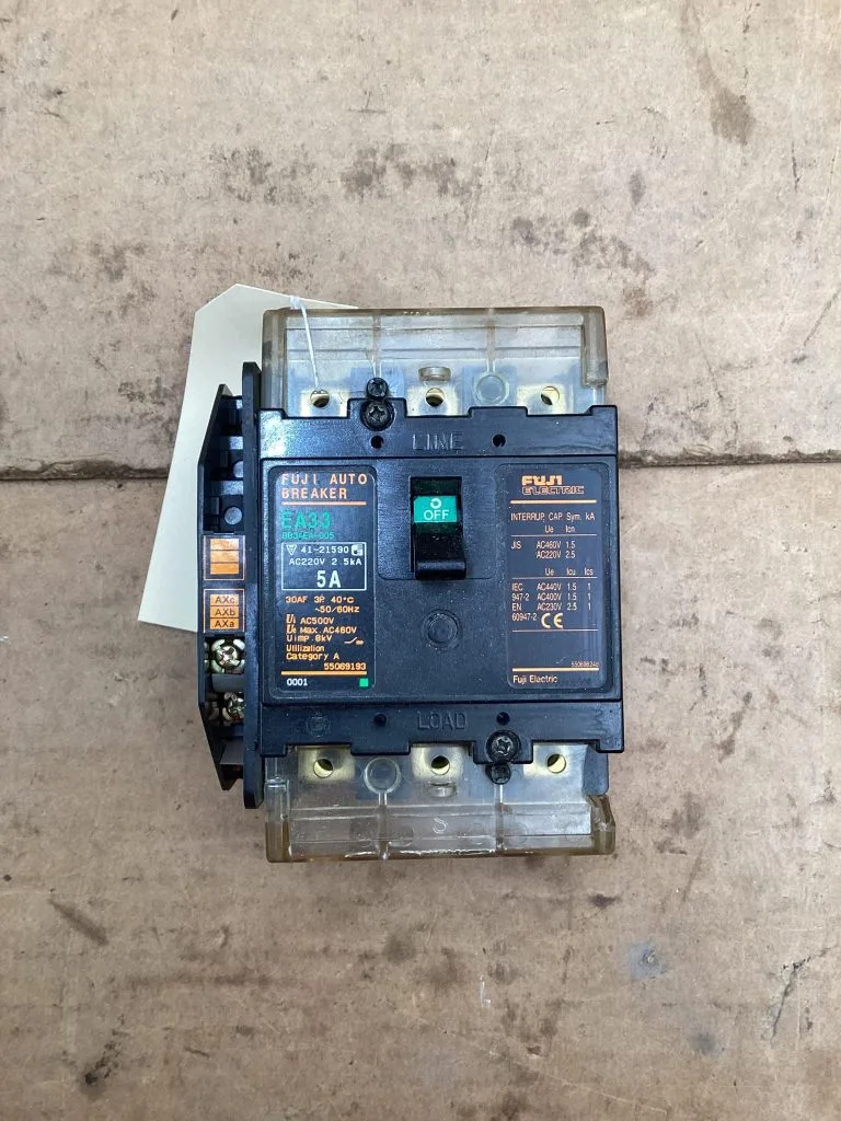 Fuji Electric EA33 Auto Circuit Breaker 5A