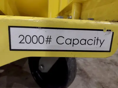 2000 LBS K-TEC MODEL #17167 SELF-DUMPING HOPPER: STOCK #20603