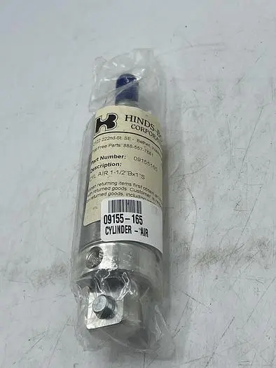 New | in-Stock HINDS BOCK 09155-871 AIR CYLINDER HINDS BOCK 09155-871 AIR CYLINDER Pneumatic Cylinders | ND Industrial Surplus #1215698