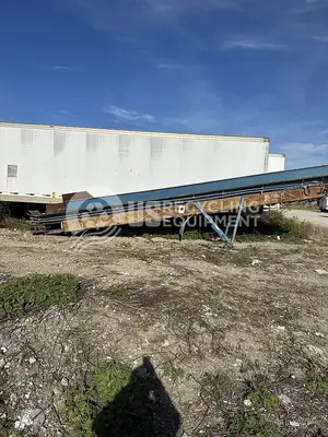 USED RICE LAKE FABRICATORS INCLINED CONVEYOR