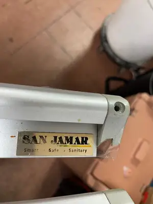 Used San Jamar Used San Jamar CK6548A 48" x 2" Aluminum Wall Mounted Ticket Holder Food, Restaurant, & Bakery Parts & Accessories Illinois US | Falcon Restaurant Supply #1376219