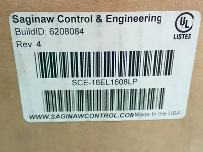 NEW SAGINAW CONTROL & ENGINEERING SCE16EL1608LP