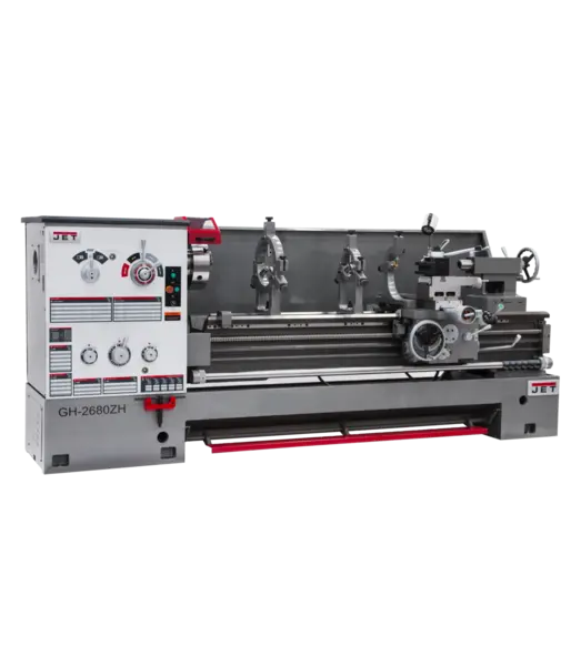 New | in-Stock JET GH-2680ZH Engine Lathes Illinois US | Olympus Machinery Group #1348829