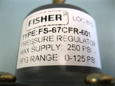 Used Fisher Controls FS-67CFR-601 Misc Electrical & Power Parts New Hampshire US | Bitter End Trading #1453011