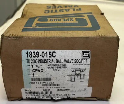 New | in-Stock SPEARS 1839-015C Pump & Valve Parts Ohio US | Surplus Asset Holdings #1237392