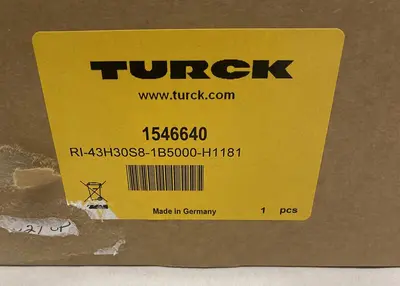 New | in-Stock TURCK RI-43H30S8-1B5000-H1181 Motion Controls | Surplus Asset Holdings #1226808