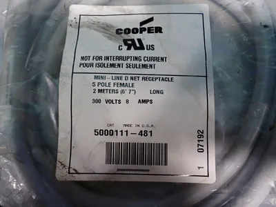 Cooper Mini-line D Net Receptacles