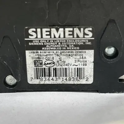 Used SIEMENS Q215 Miscellaneous Equipment (Electrical & Power) | Surplus Asset Holdings #1201454