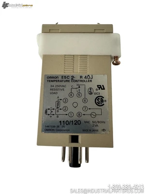 Used OMRON E5C2-R40J Temperature Controls Kentucky US | Industrial Parts R Us Inc. #1063658