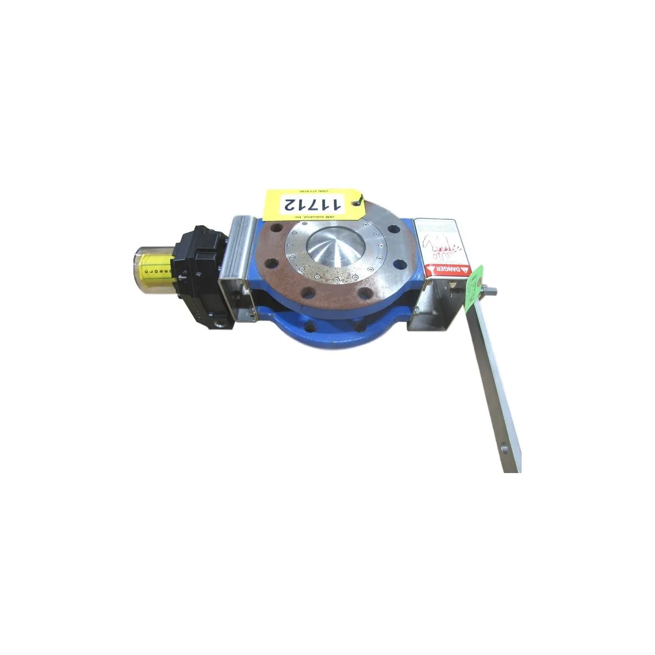 UNUSED 3" ROTO-DISC VALVE WITH HAND LEVER