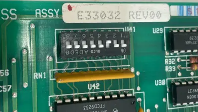 USED GOSS E33032 REV 00 I/O BOARD M00134840
