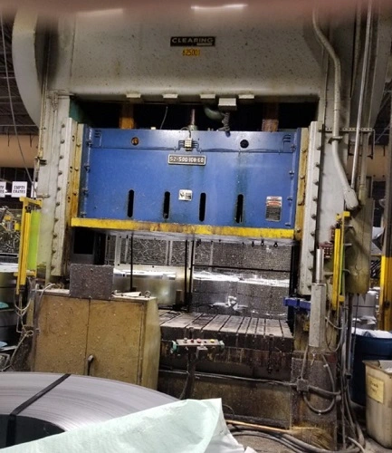 Used 1984 CLEARING S2-500-108-60 Straight Side Presses New Jersey US | National Machinery Exchange #1498996