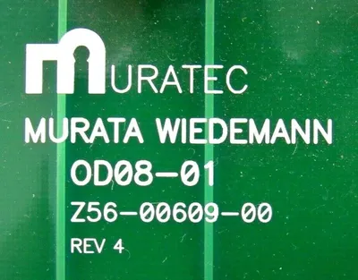NEW MURATA WIEDEMANN Z56-00609-00 CONTROL BOARD REV 4 OD08-01 Z560060900